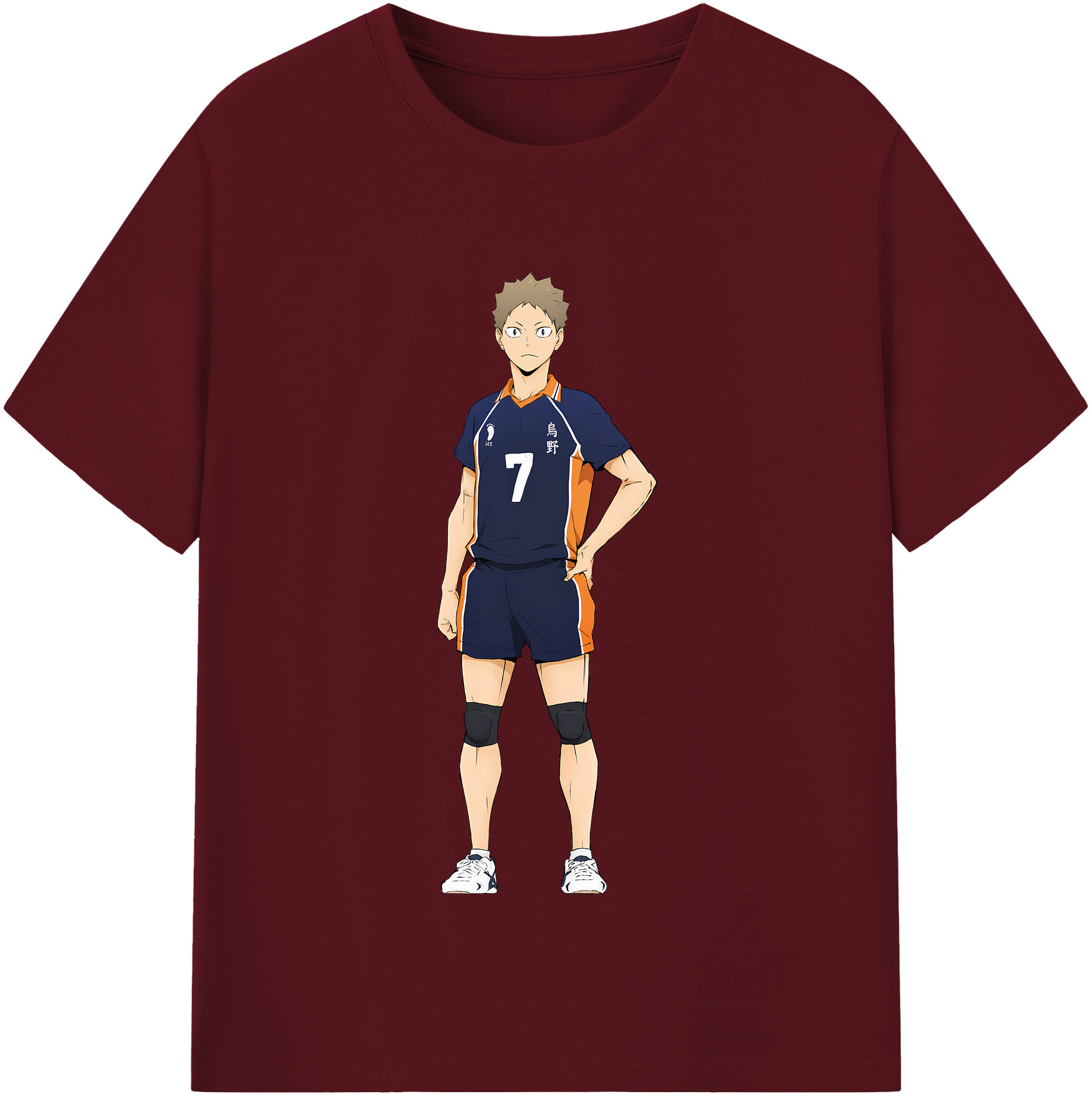 （画像用） ハイキュー!! Haikyu!! 綿100％半袖Tシャツ（フロントプリント）